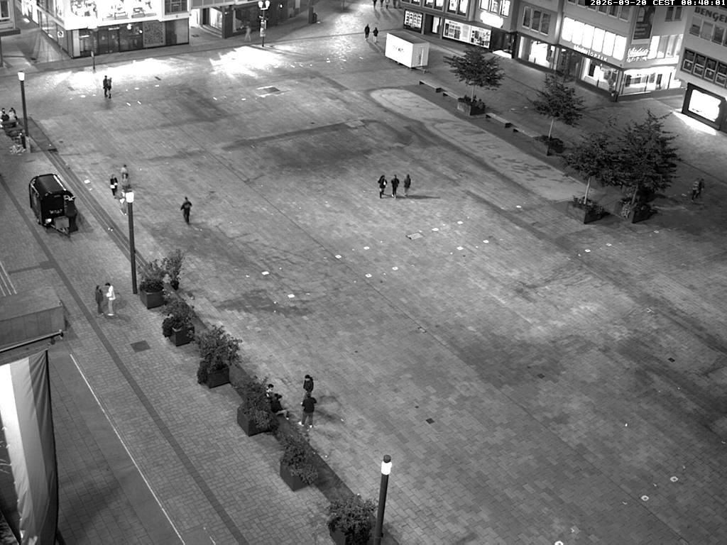 Archived image Webcam Stuttgart at the Market Square