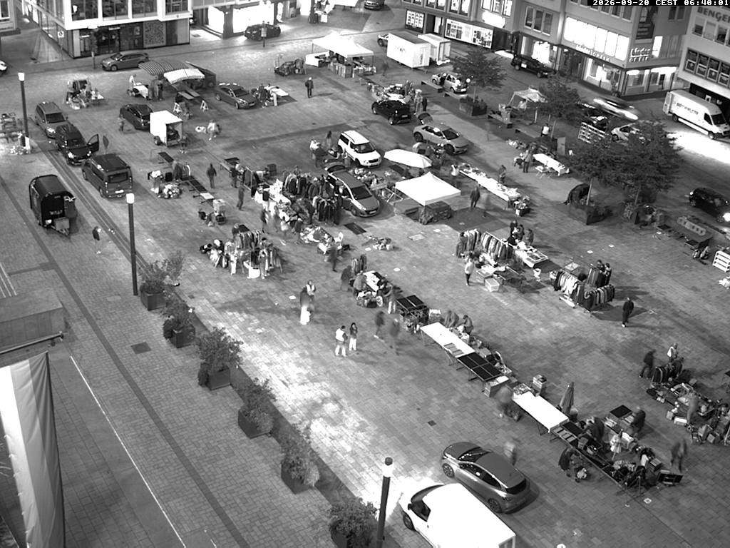 Archived image Webcam Stuttgart at the Market Square