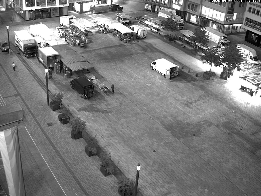 Archiv Foto Webcam Stuttgart: Marktplatz