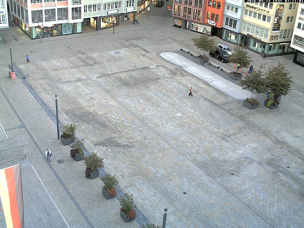 Archiv Foto Webcam Stuttgart: Marktplatz