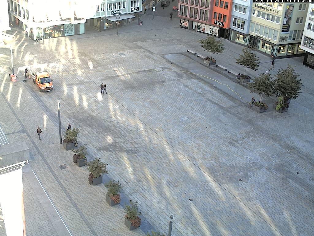 Archiv Foto Webcam Stuttgart: Marktplatz