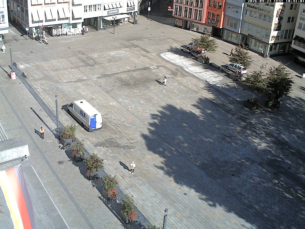Archiv Foto Webcam Stuttgart: Marktplatz