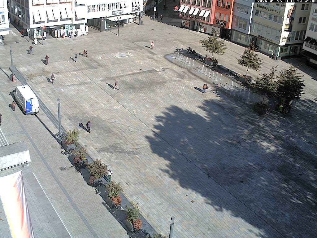Archived image Webcam Stuttgart at the Market Square