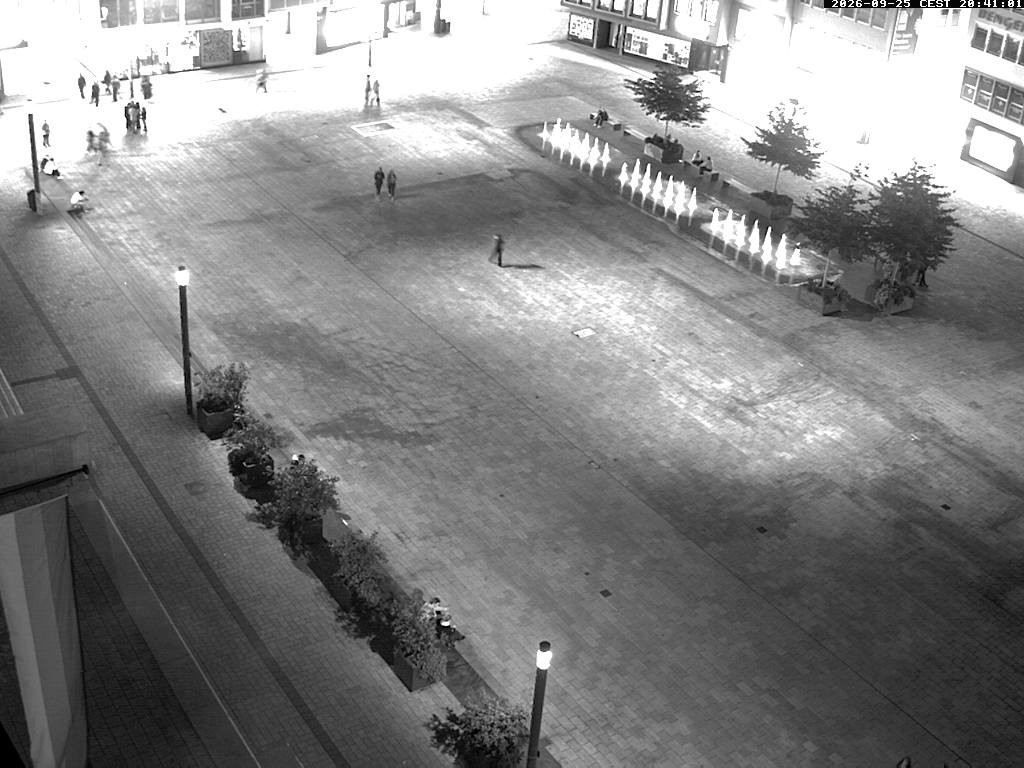 Archived image Webcam Stuttgart at the Market Square