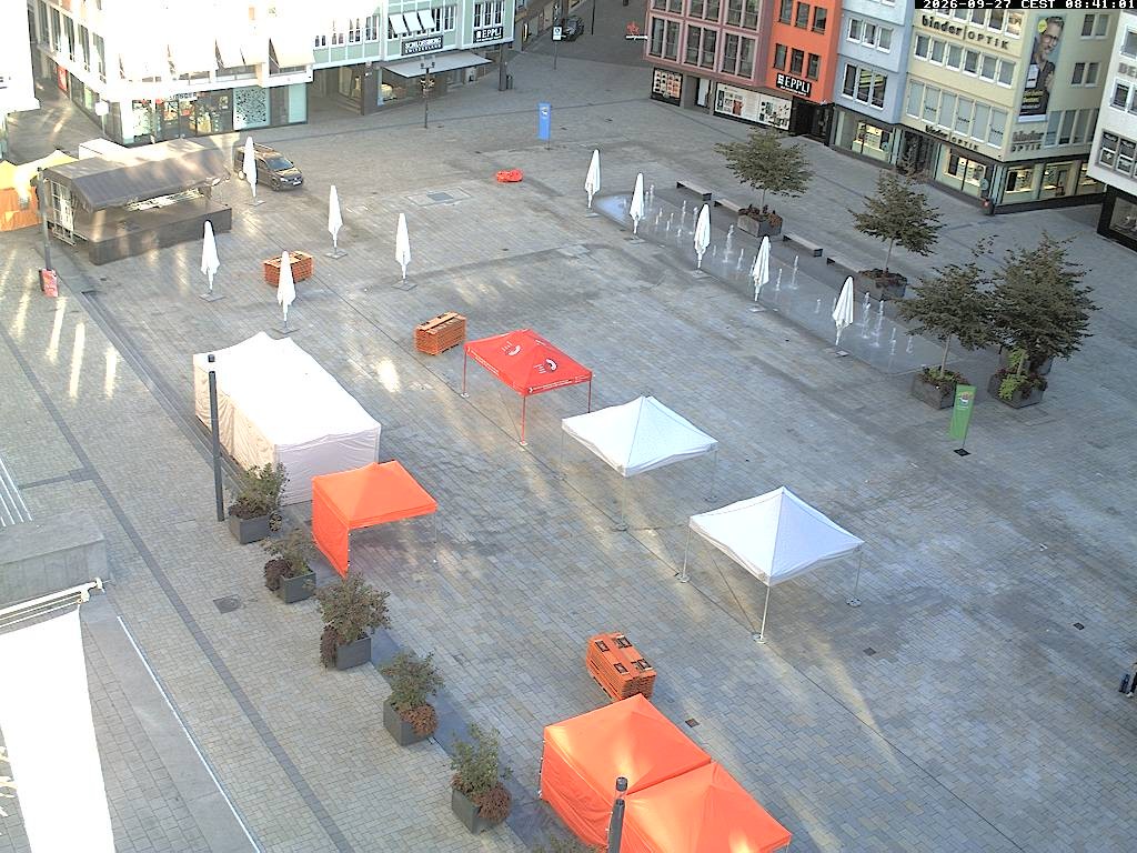 Archiv Foto Webcam Stuttgart: Marktplatz