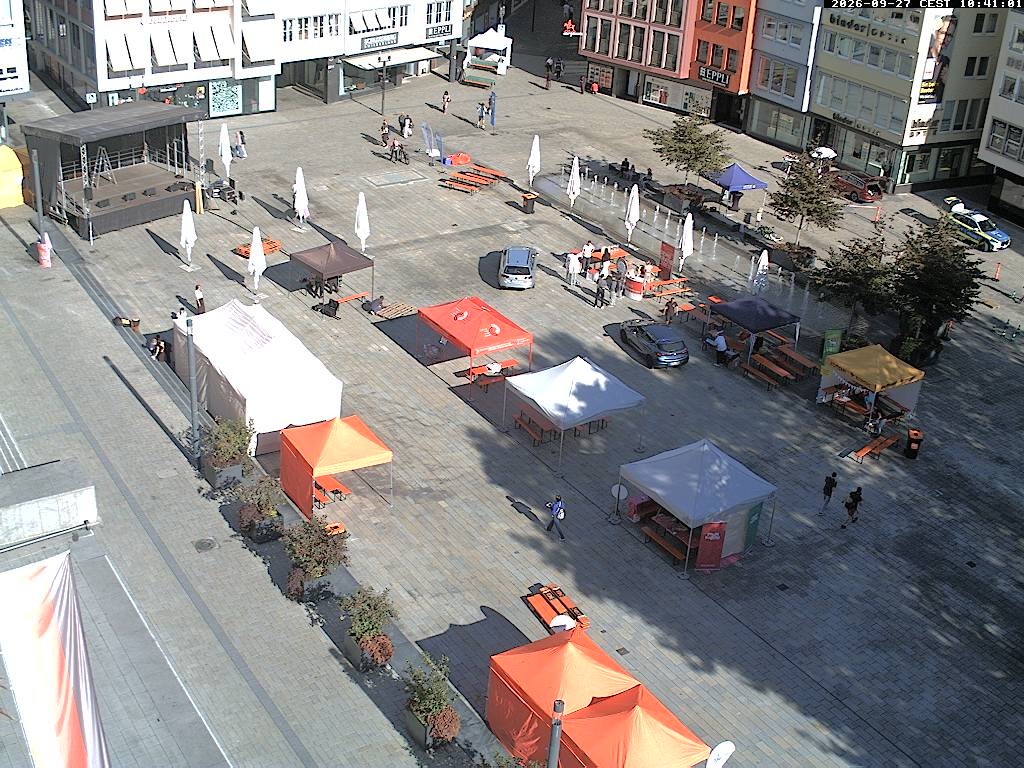 Archiv Foto Webcam Stuttgart: Marktplatz
