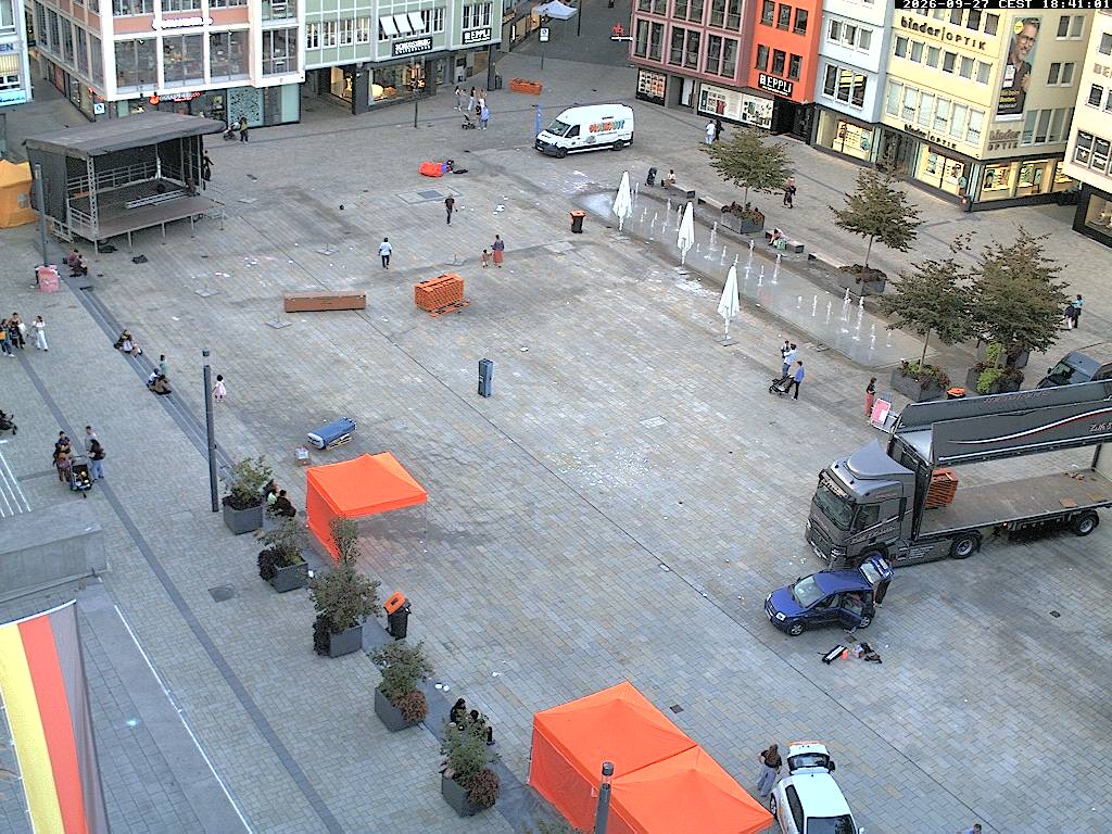 Archiv Foto Webcam Stuttgart: Marktplatz