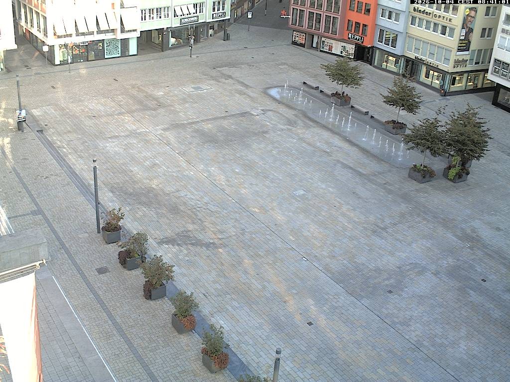 Archived image Webcam Stuttgart at the Market Square