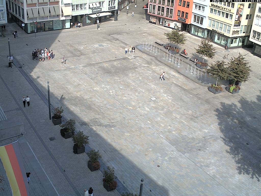 Archiv Foto Webcam Stuttgart: Marktplatz