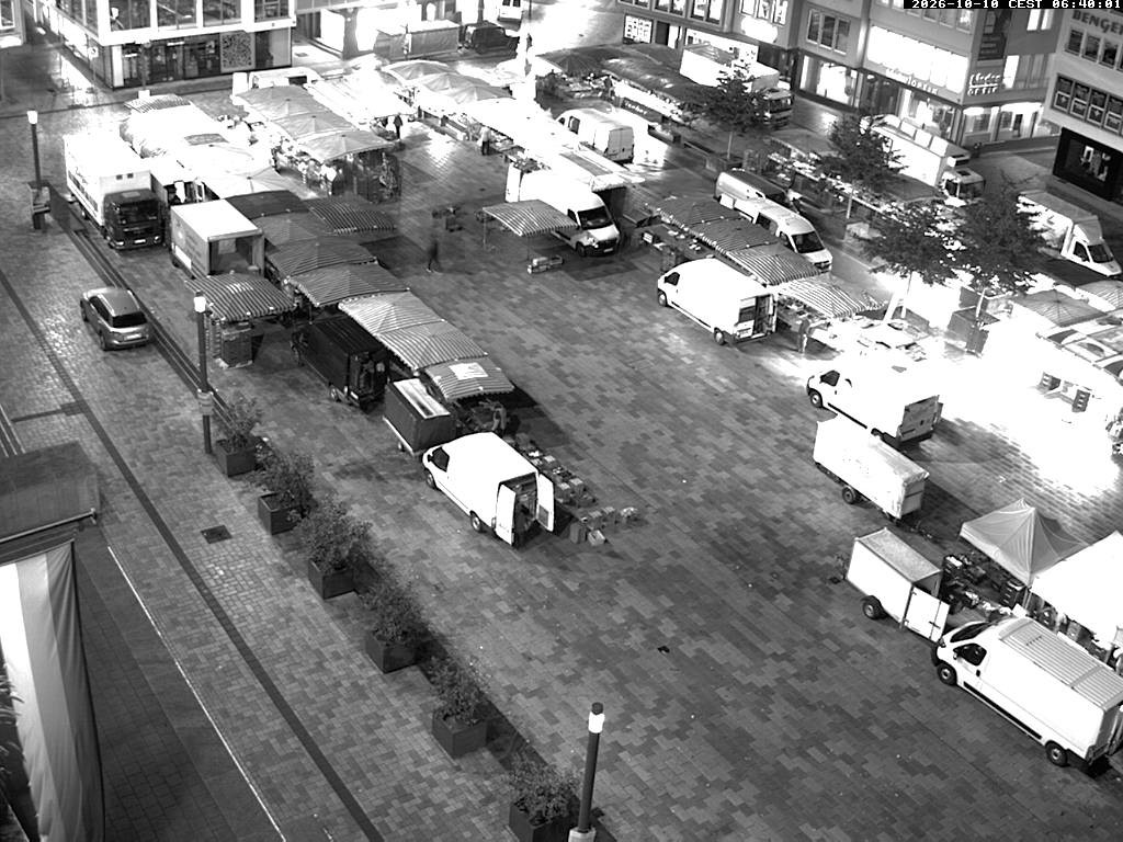 Archiv Foto Webcam Stuttgart: Marktplatz
