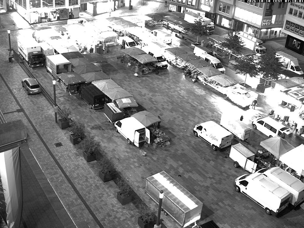 Archiv Foto Webcam Stuttgart: Marktplatz