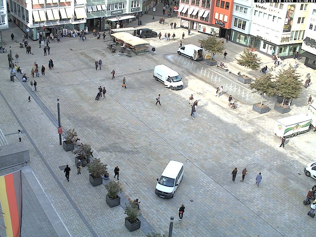 Archiv Foto Webcam Stuttgart: Marktplatz