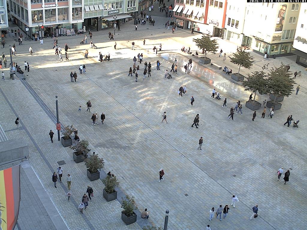 Archiv Foto Webcam Stuttgart: Marktplatz