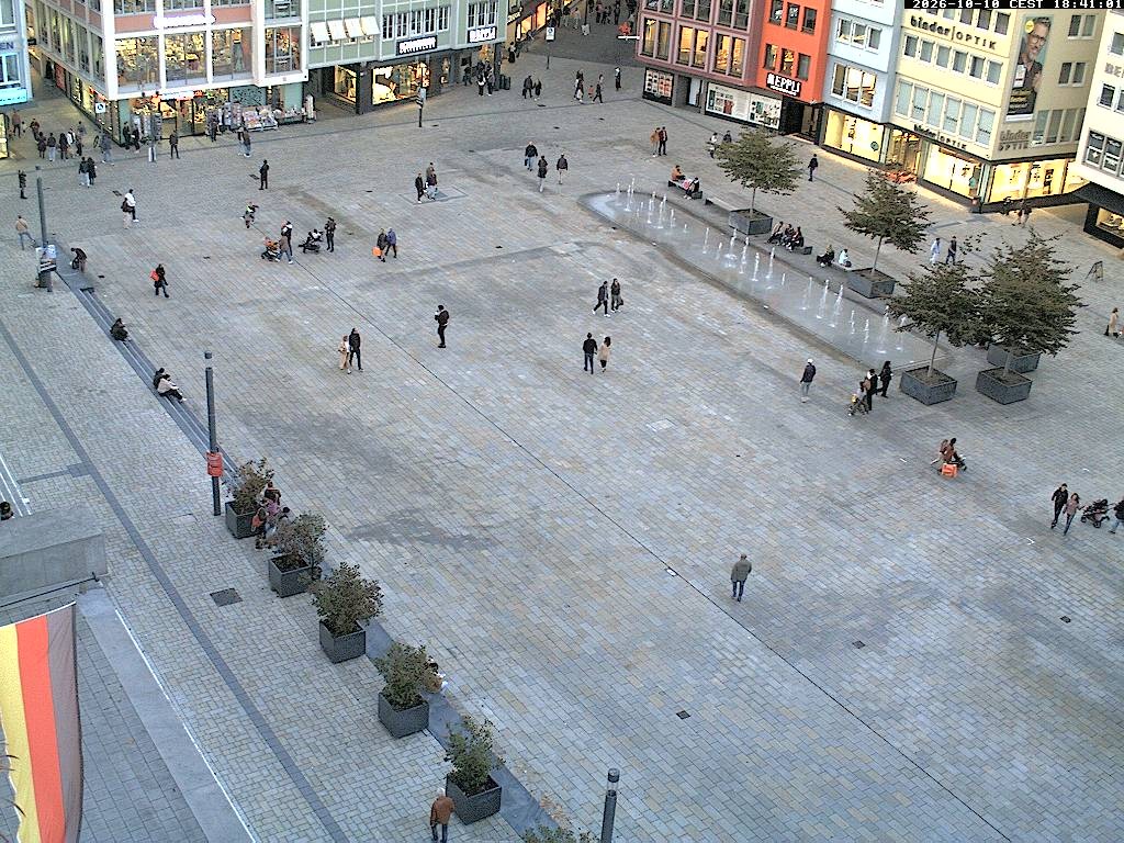 Archiv Foto Webcam Stuttgart: Marktplatz