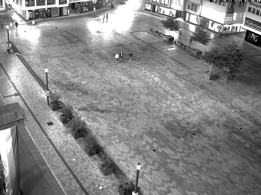 Archived image Webcam Stuttgart at the Market Square