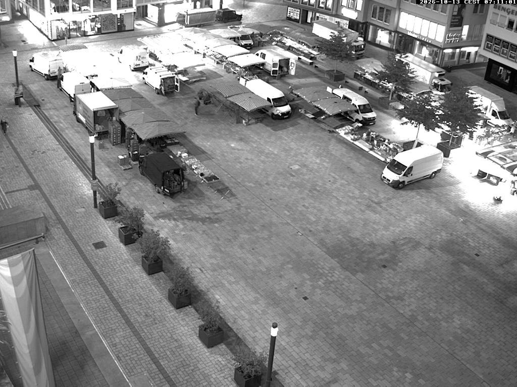 Archiv Foto Webcam Stuttgart: Marktplatz