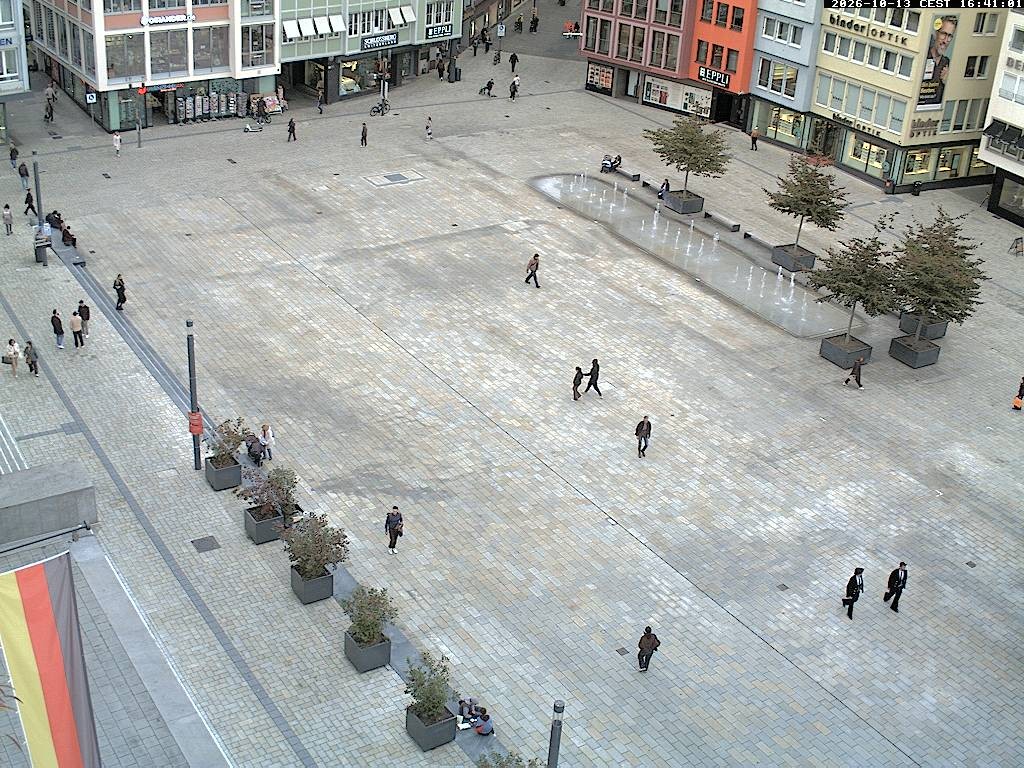 Archiv Foto Webcam Stuttgart: Marktplatz