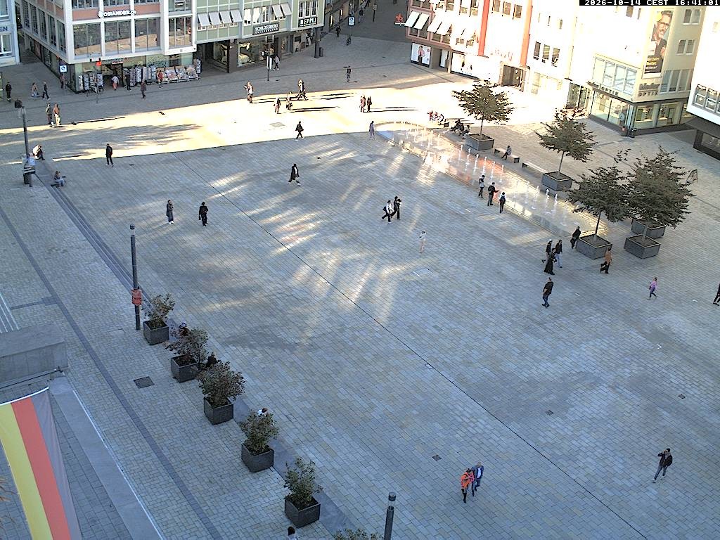Archiv Foto Webcam Stuttgart: Marktplatz