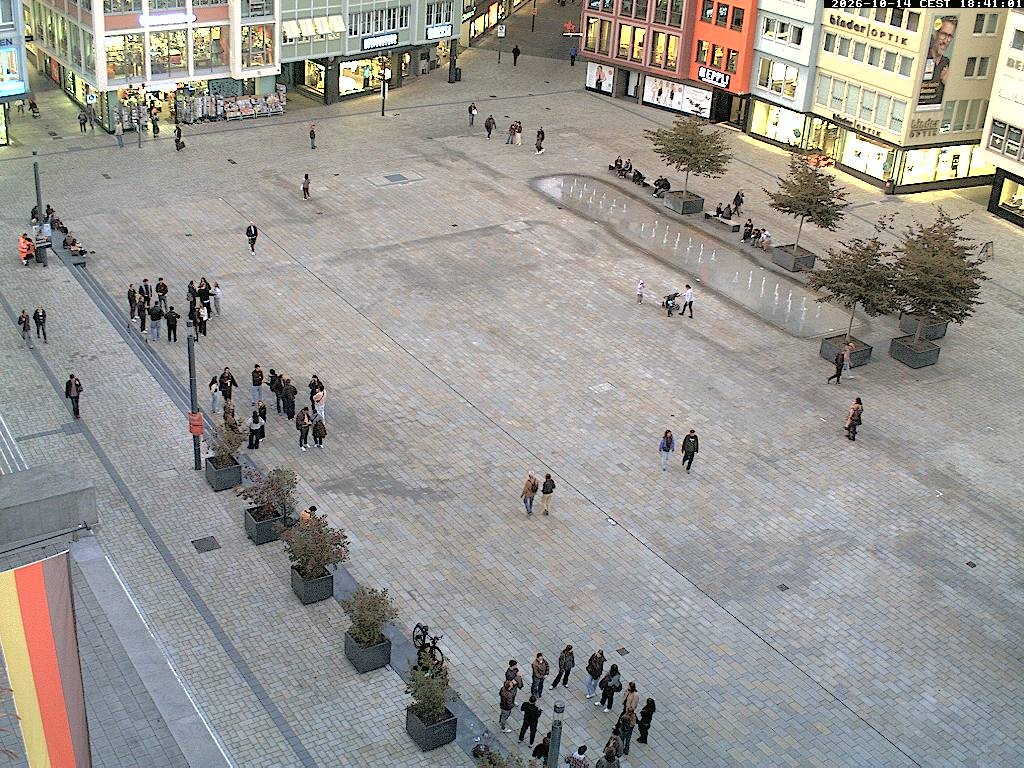 Archiv Foto Webcam Stuttgart: Marktplatz