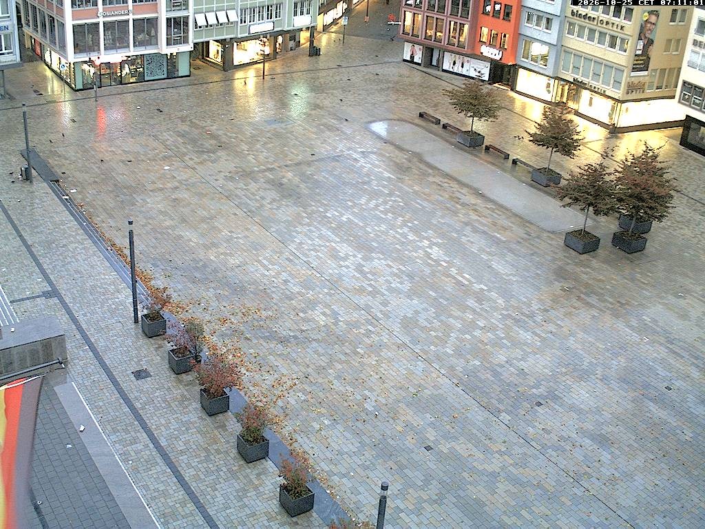 Archiv Foto Webcam Stuttgart: Marktplatz