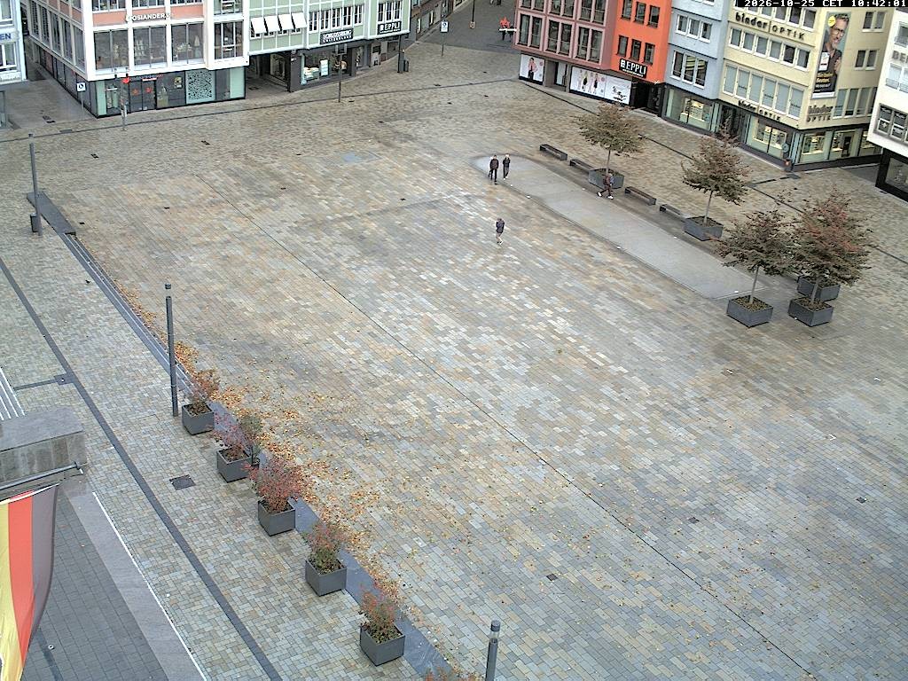 Archiv Foto Webcam Stuttgart: Marktplatz