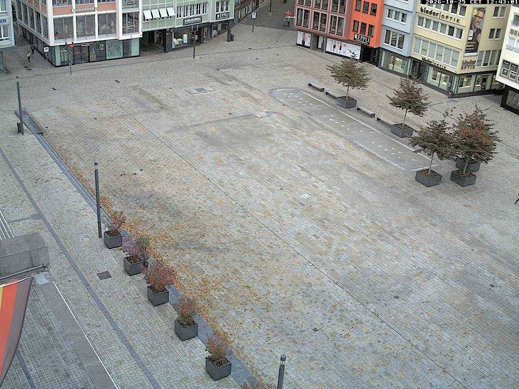 Archiv Foto Webcam Stuttgart: Marktplatz