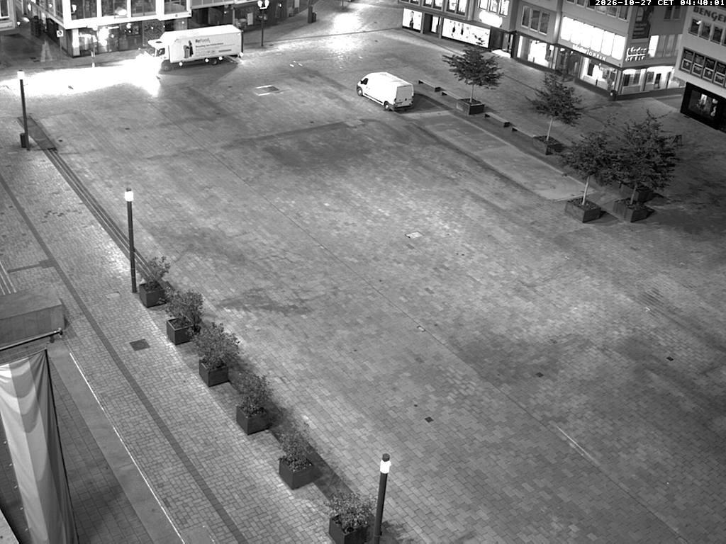 Archived image Webcam Stuttgart at the Market Square