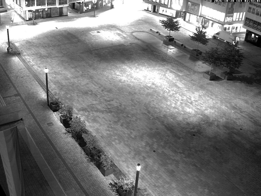 Archived image Webcam Stuttgart at the Market Square