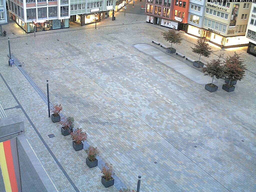 Archiv Foto Webcam Stuttgart: Marktplatz