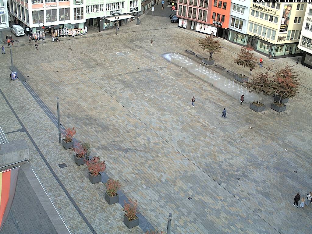 Archiv Foto Webcam Stuttgart: Marktplatz