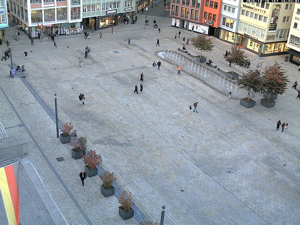 Archiv Foto Webcam Stuttgart: Marktplatz