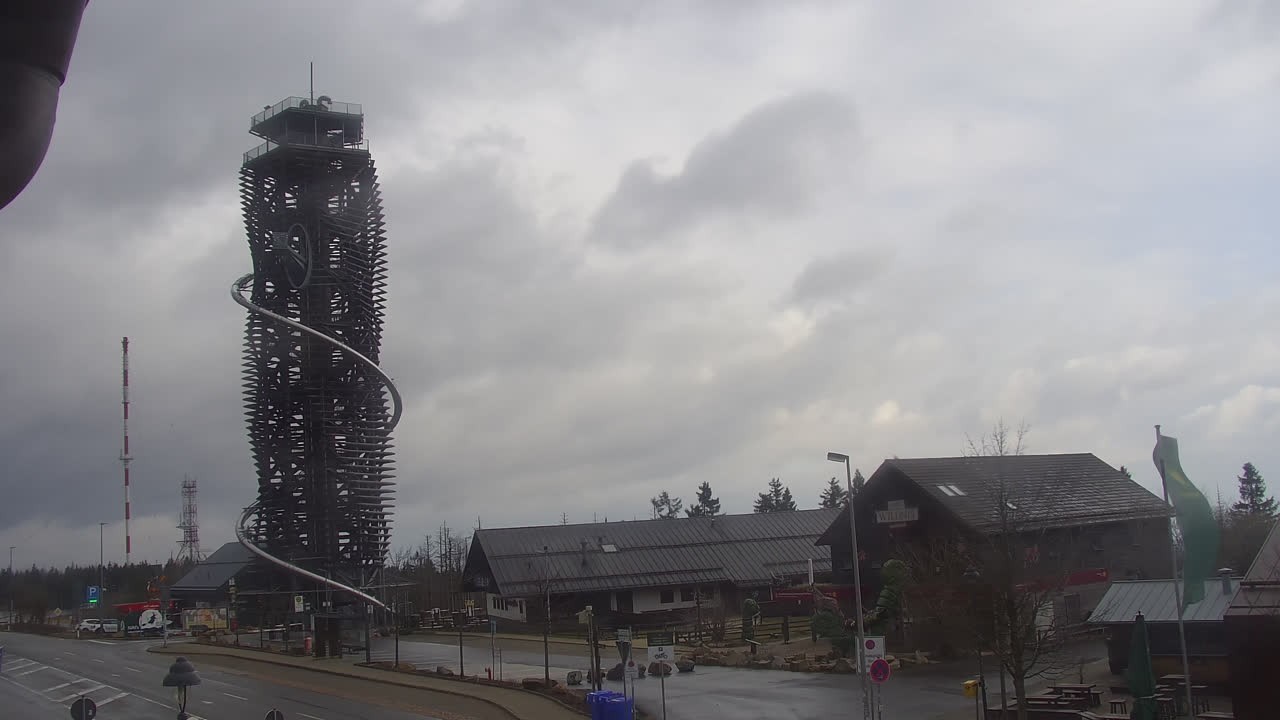Archived image Webcam Torfhaus in the Harz Mountains