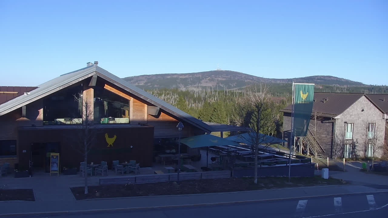 Archived image Webcam Torfhaus in the Harz Mountains