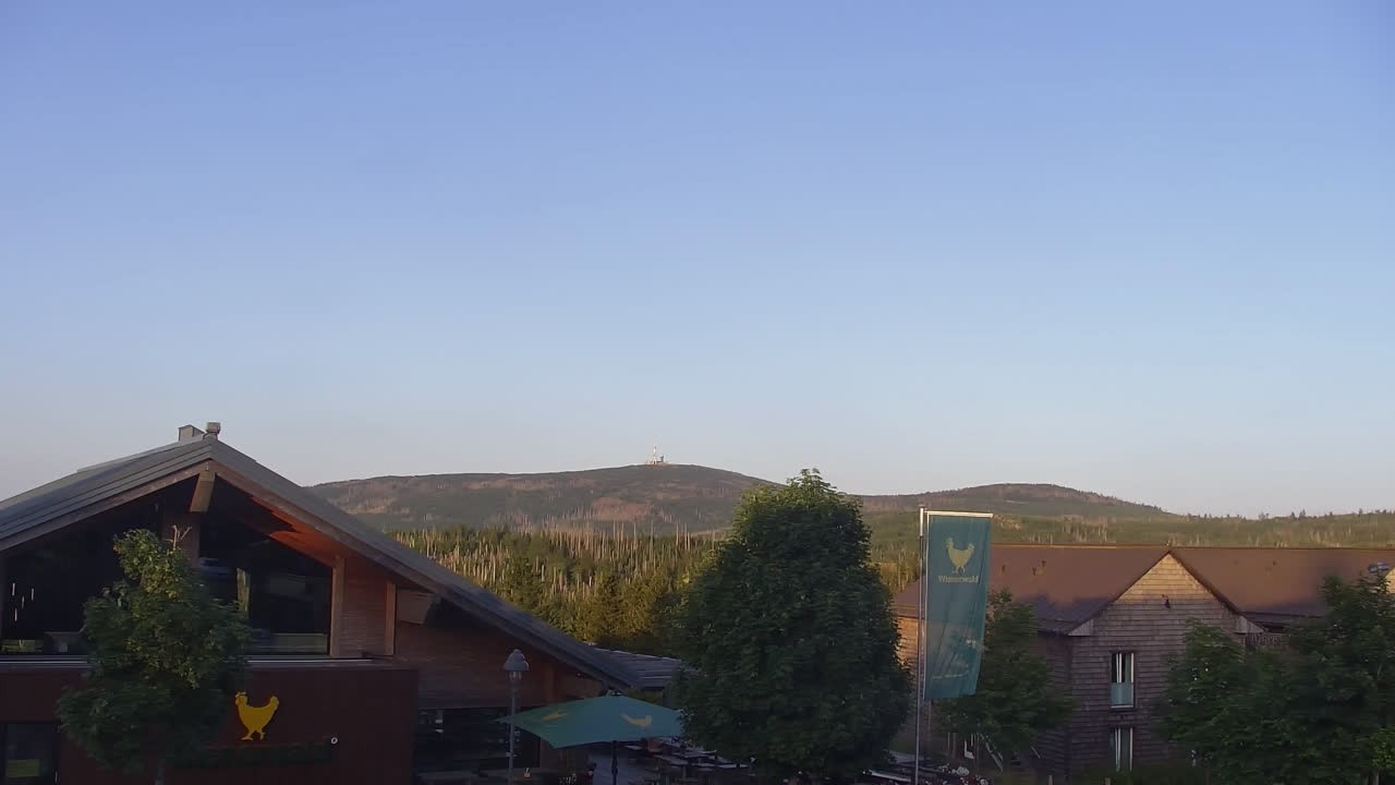Archived image Webcam Torfhaus in the Harz Mountains