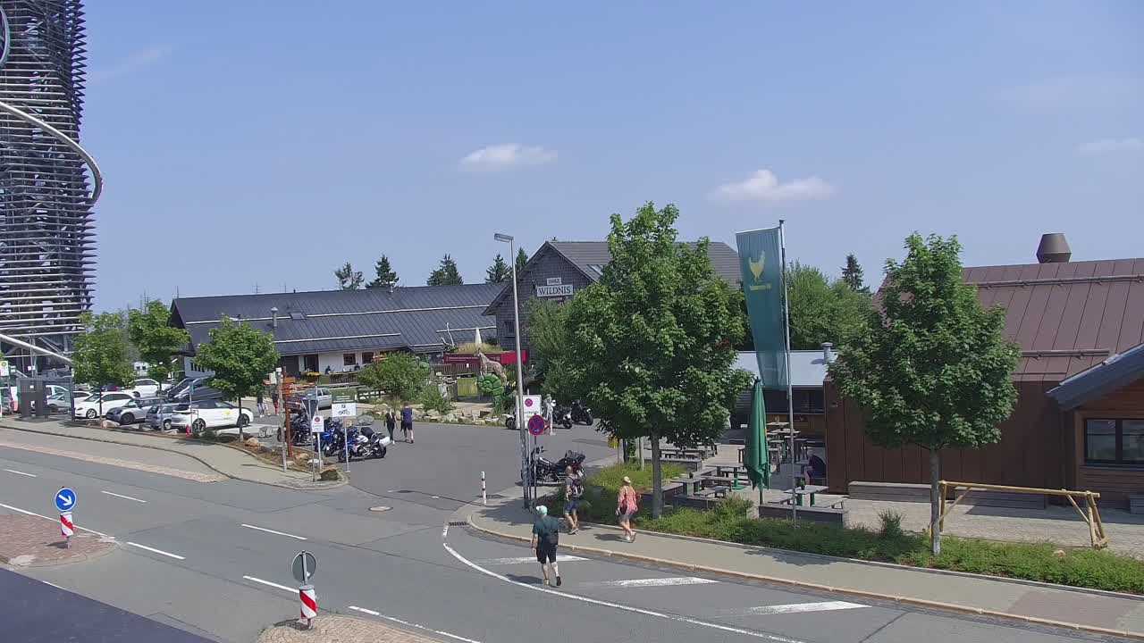 Archived image Webcam Torfhaus in the Harz Mountains