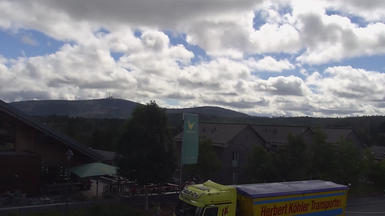 Archived image Webcam Torfhaus in the Harz Mountains
