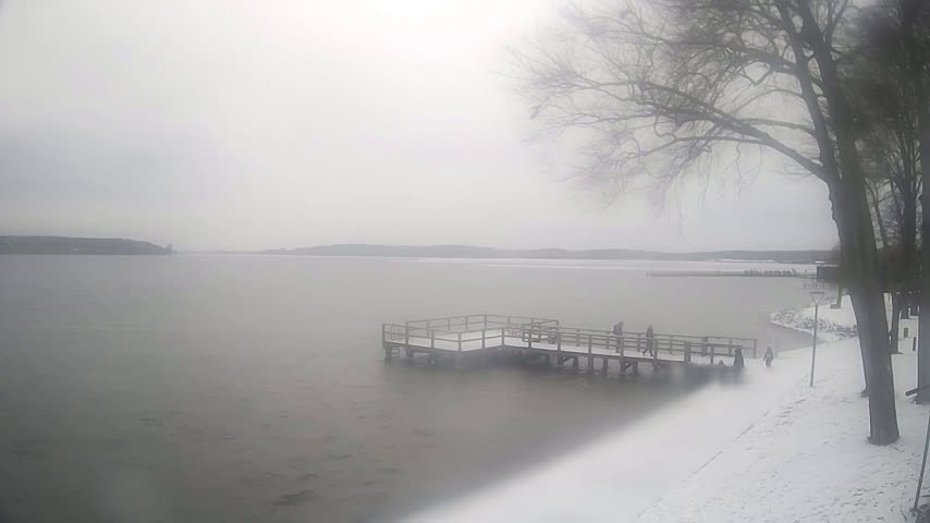 Archiv Foto Webcam Waren: Seeufer am Müritzpalais