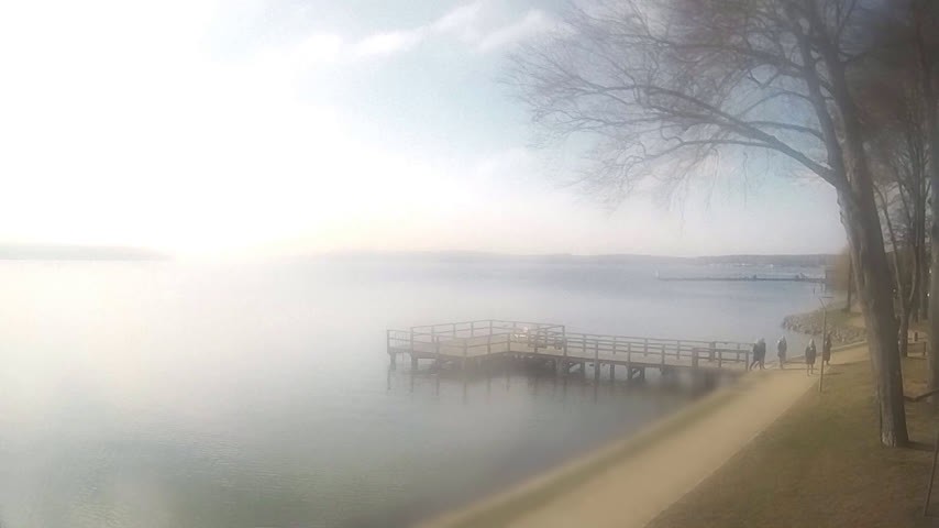 Archiv Foto Webcam Waren: Seeufer am Müritzpalais