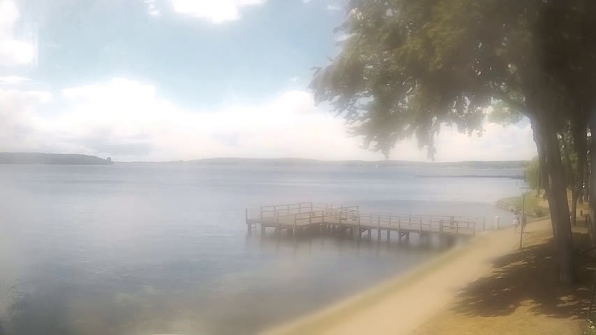 Archiv Foto Webcam Waren: Seeufer am Müritzpalais