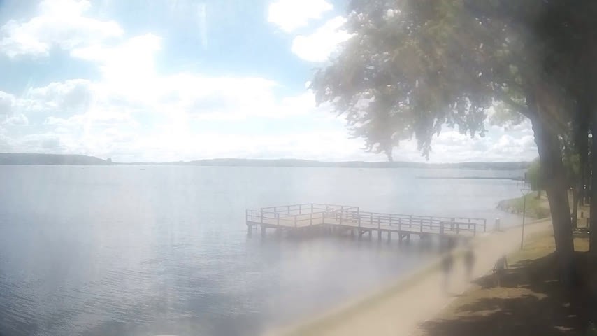 Archiv Foto Webcam Waren: Seeufer am Müritzpalais