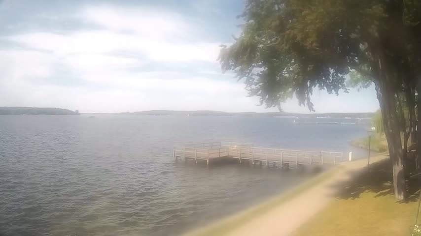 Archiv Foto Webcam Waren: Seeufer am Müritzpalais