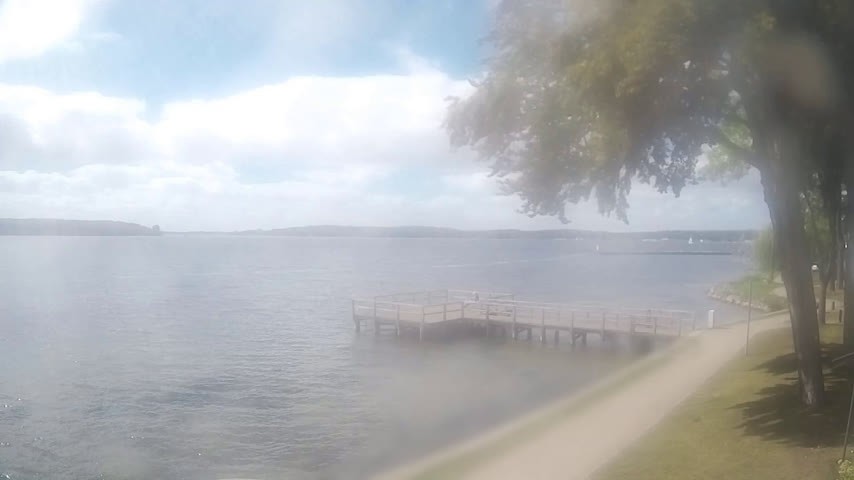 Archiv Foto Webcam Waren: Seeufer am Müritzpalais