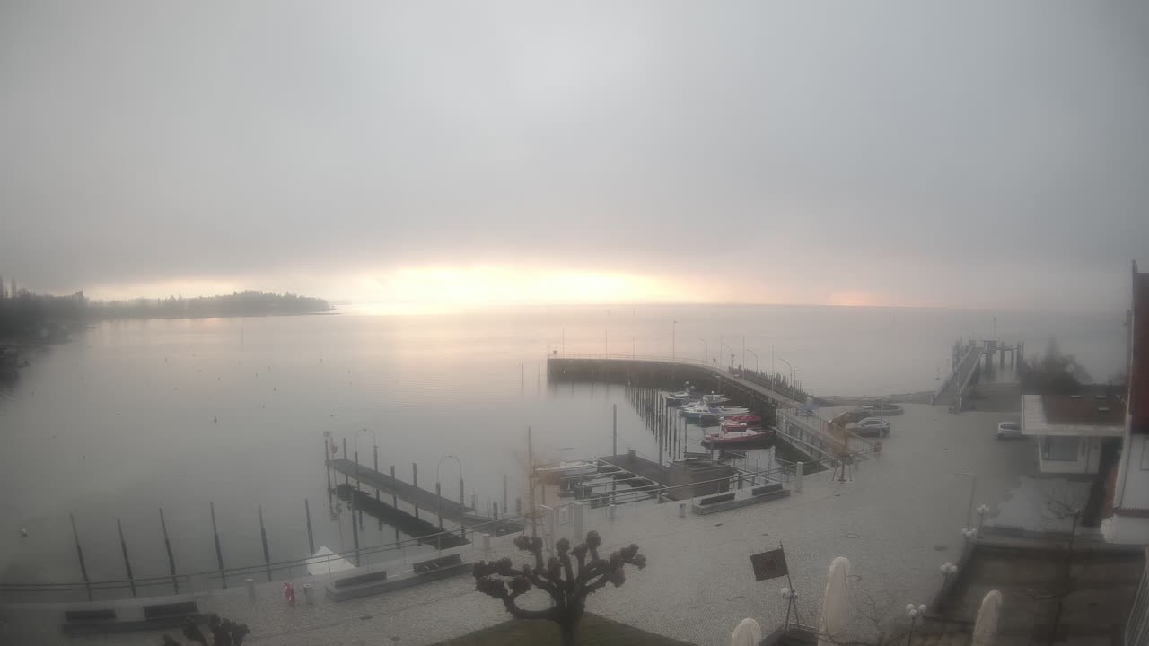 Archiv Foto Webcam Wasserburg am Bodensee: Hafen