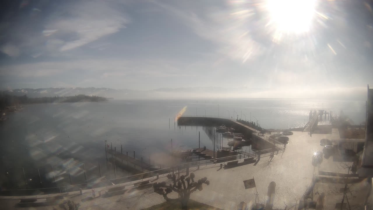 Archiv Foto Webcam Wasserburg am Bodensee: Hafen