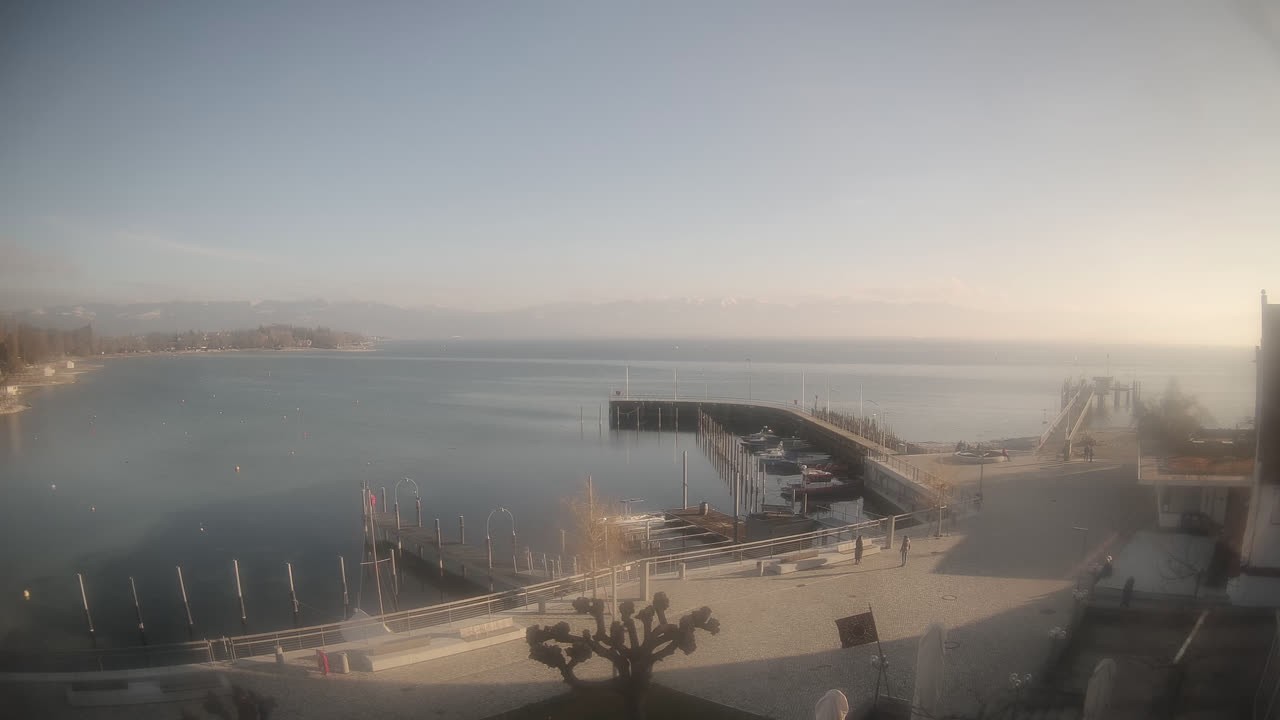 Archiv Foto Webcam Wasserburg am Bodensee: Hafen