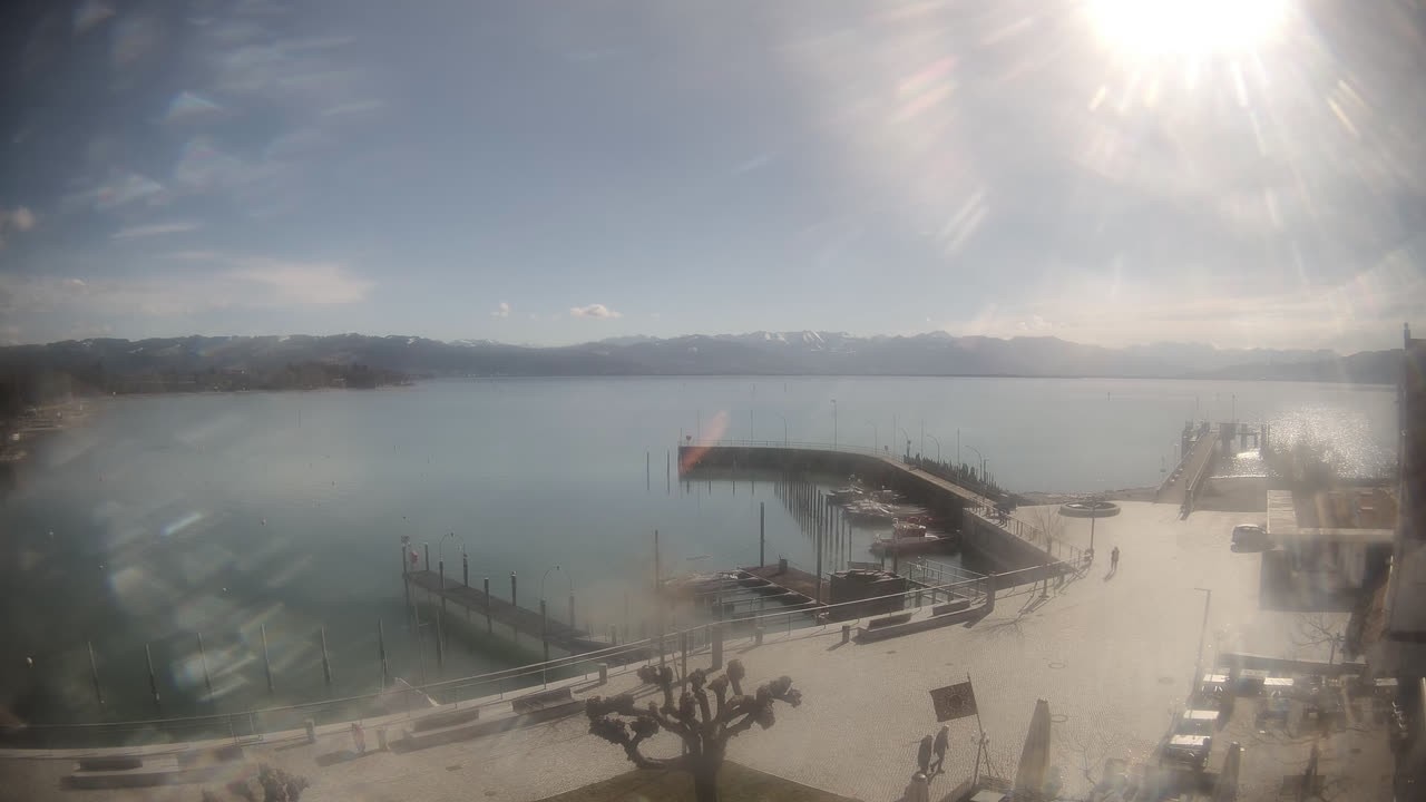 Archiv Foto Webcam Wasserburg am Bodensee: Hafen