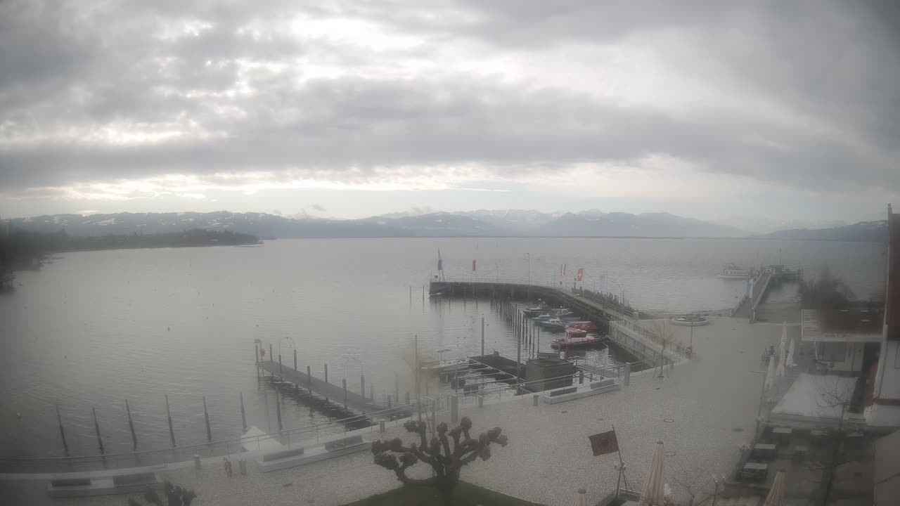 Archiv Foto Webcam Wasserburg am Bodensee: Hafen