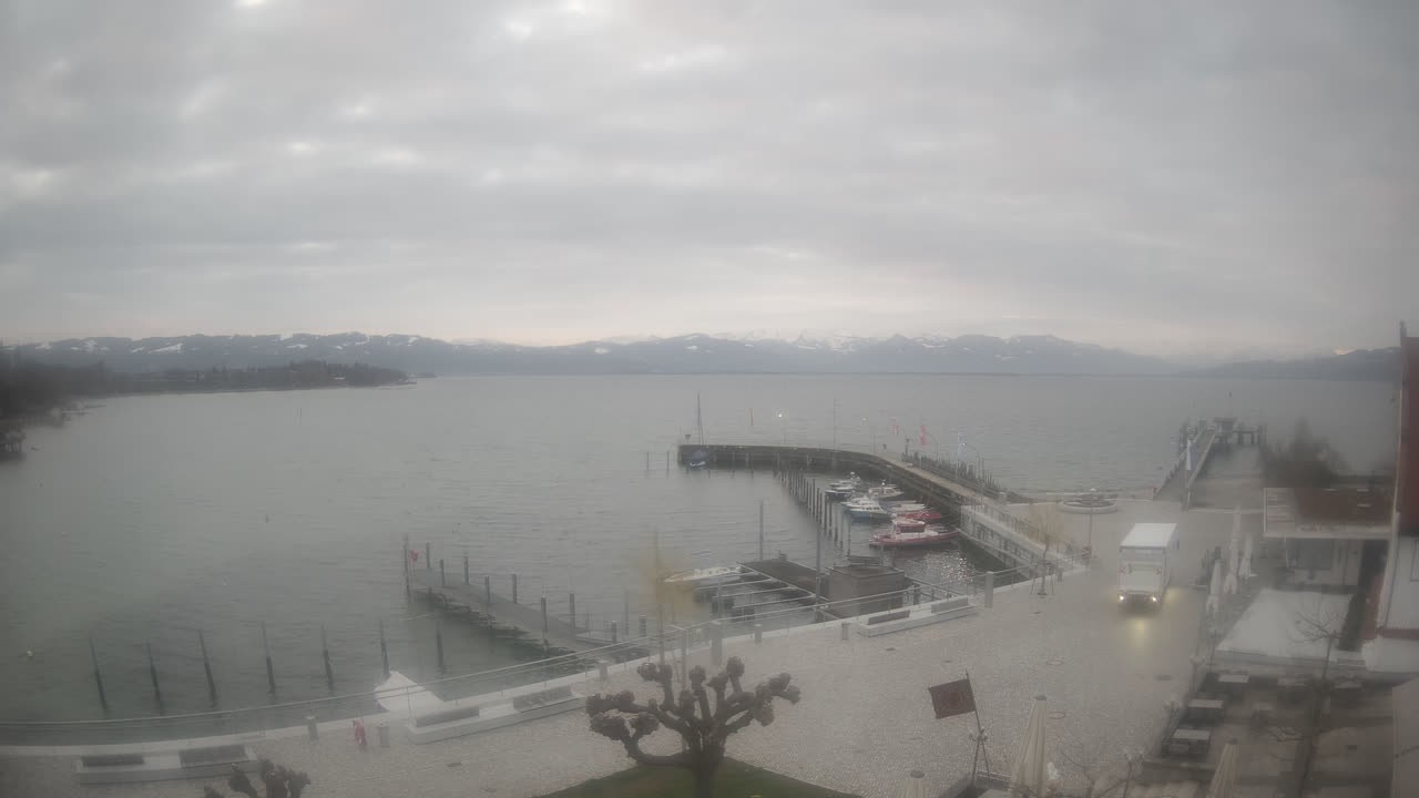 Archiv Foto Webcam Wasserburg am Bodensee: Hafen