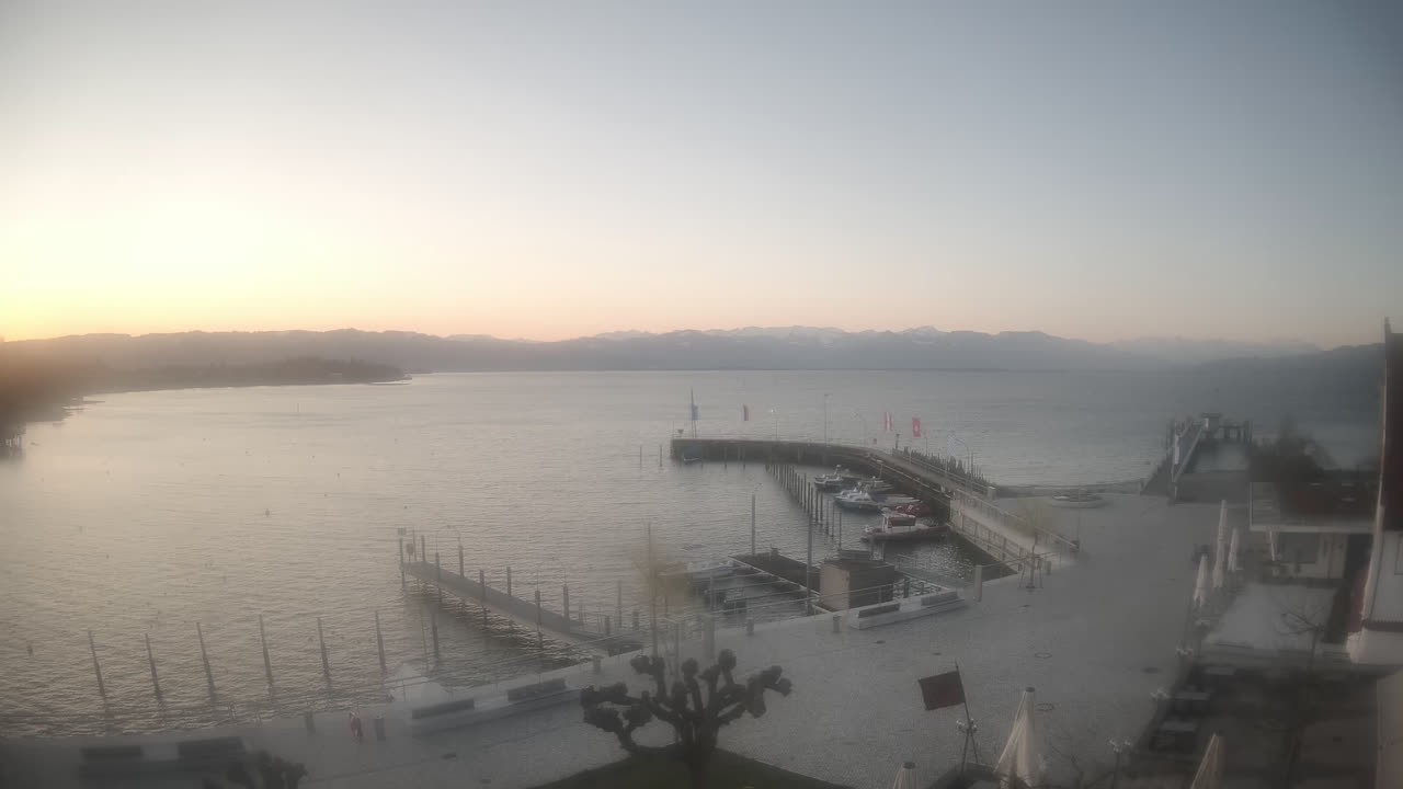 Archiv Foto Webcam Wasserburg am Bodensee: Hafen