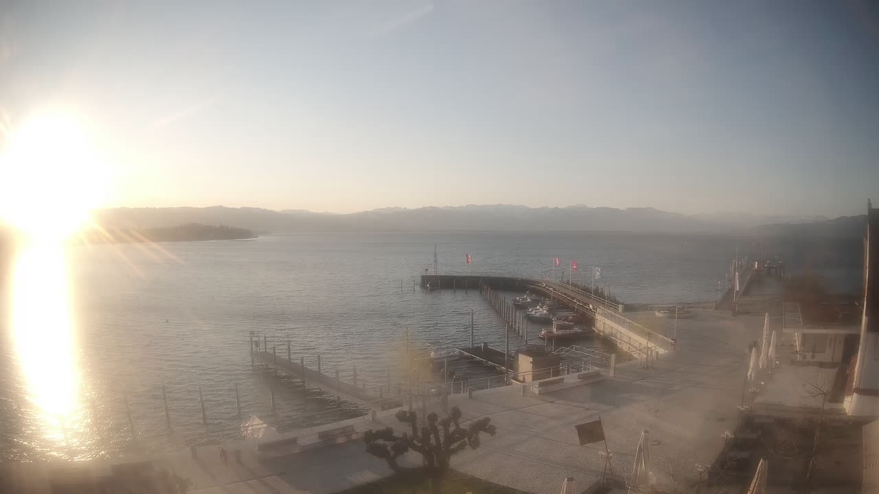 Archiv Foto Webcam Wasserburg am Bodensee: Hafen